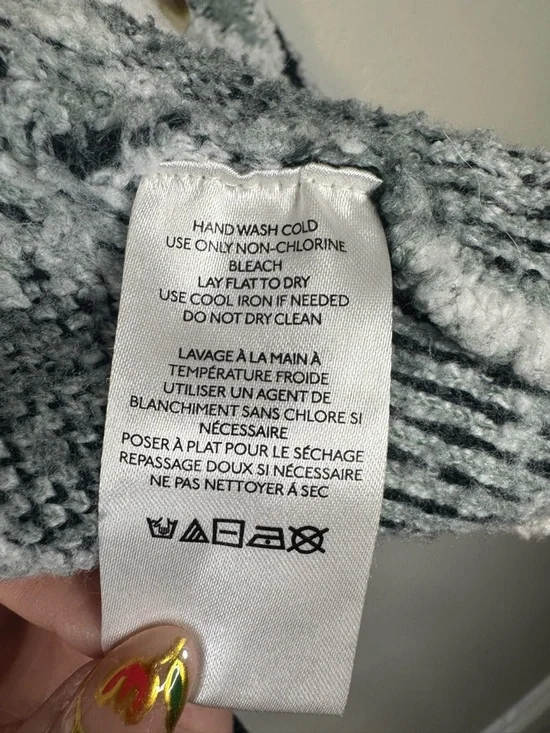 Daily Practice by Anthropologie Zig-Zag Sherpa Jacket Small - Picture 9 of 10